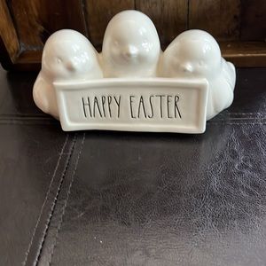 Rae Dunn HAPPY EASTER Ceramic birds
